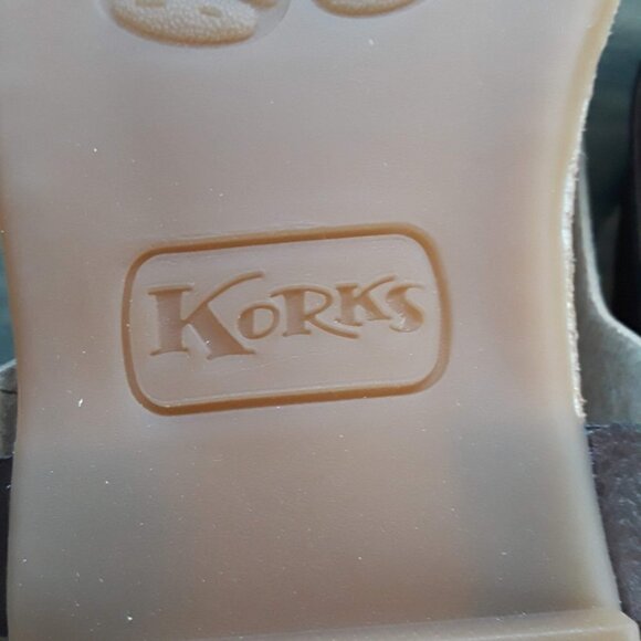 Korks Vegan Skylar Flat Thong Sandal Dark Brown Size 9 - Picture 8 of 12